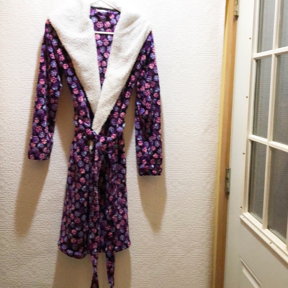 Vera Bradley Berry Burst Hooded Bathrobe